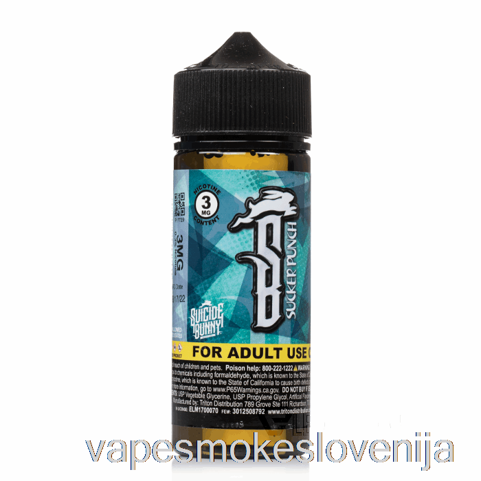 Vape Slovenija Sucker Punch - Suicide Bunny - 120ml 0mg